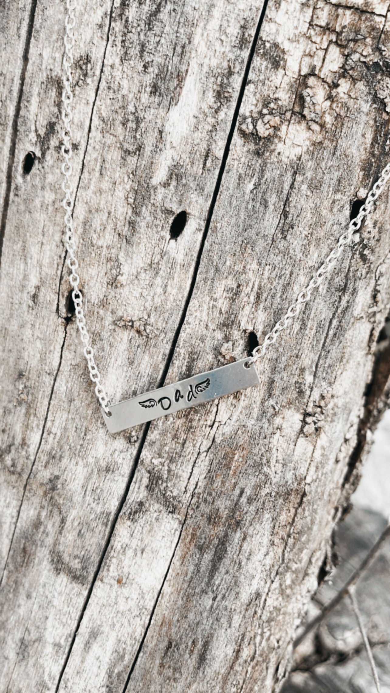 Custom Horizontal Bar Necklace