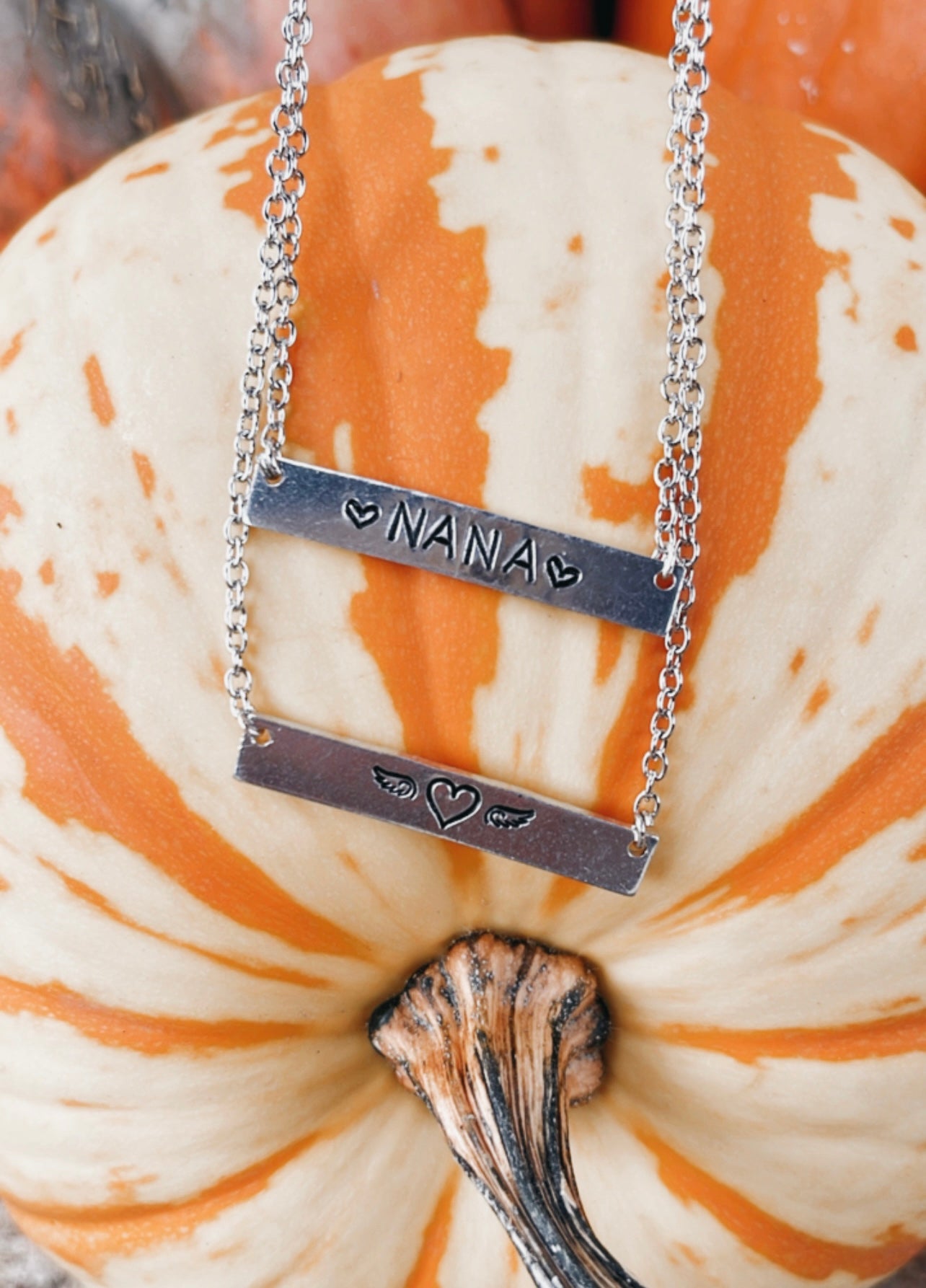 Custom Horizontal Bar Necklace