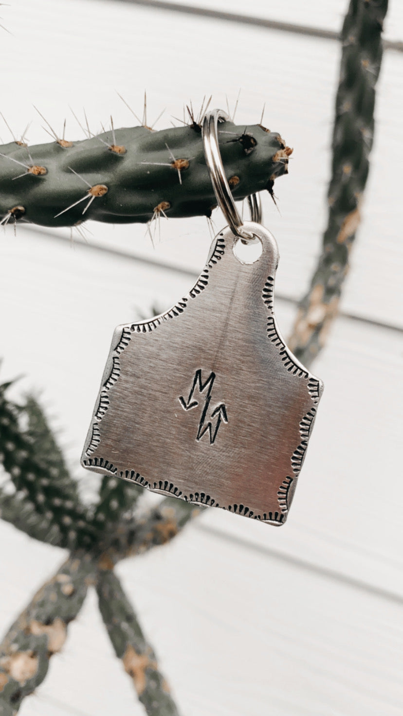 Custom Ear Tag Keychains