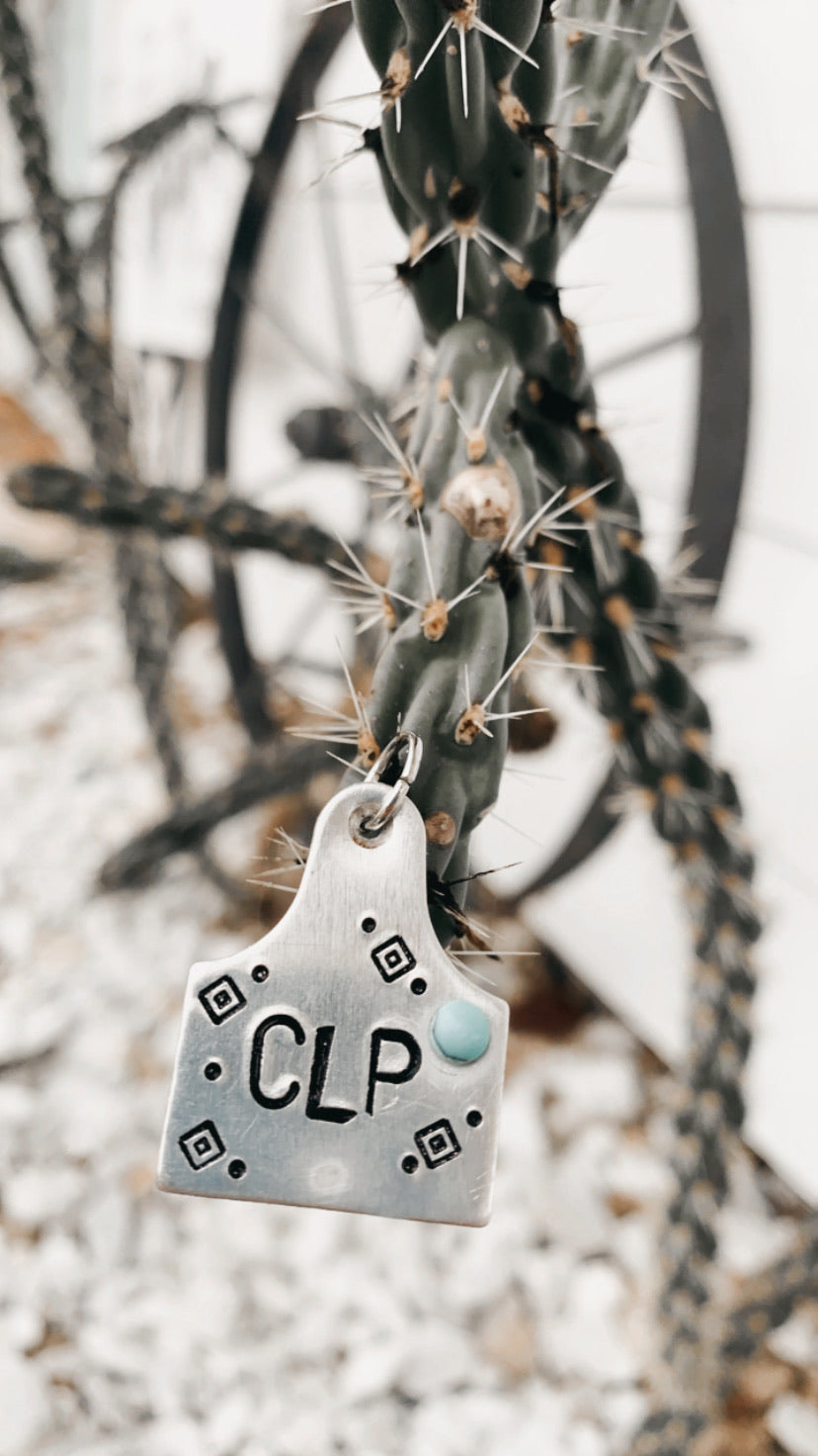 Custom {Small} Ear Tag Necklace