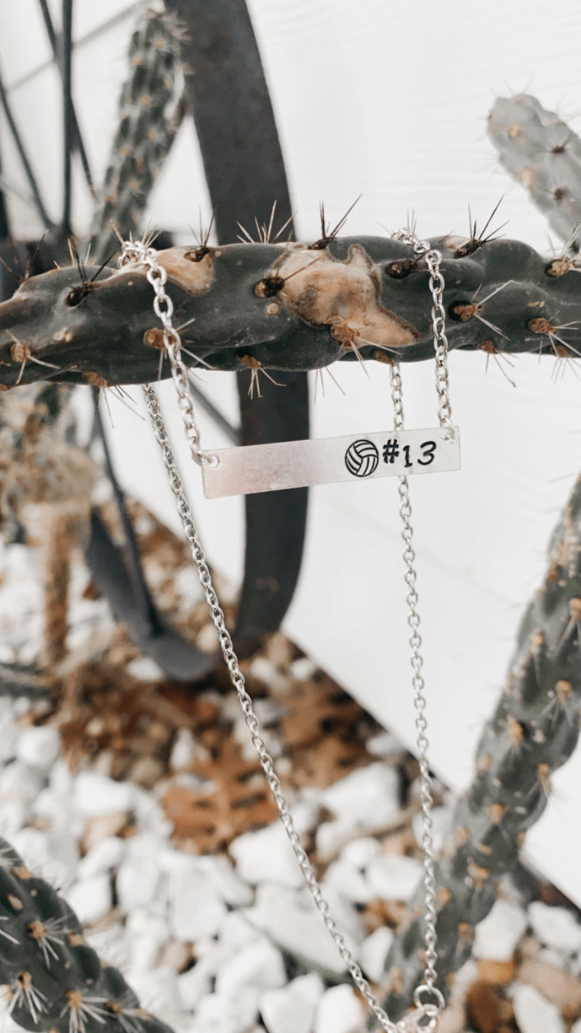 Custom Horizontal Bar Necklace