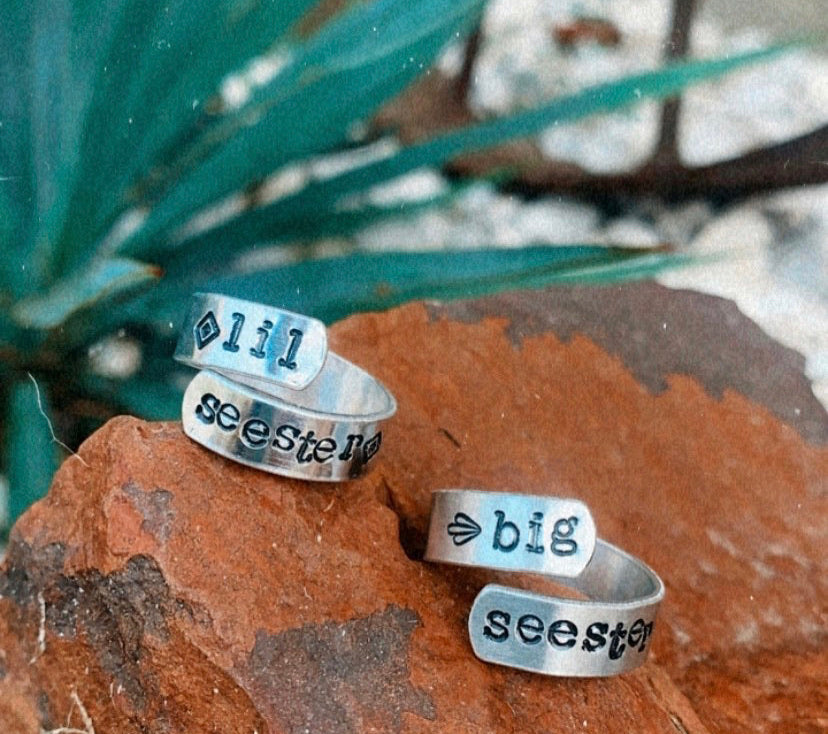 Custom 2 Layer Wrap Rings
