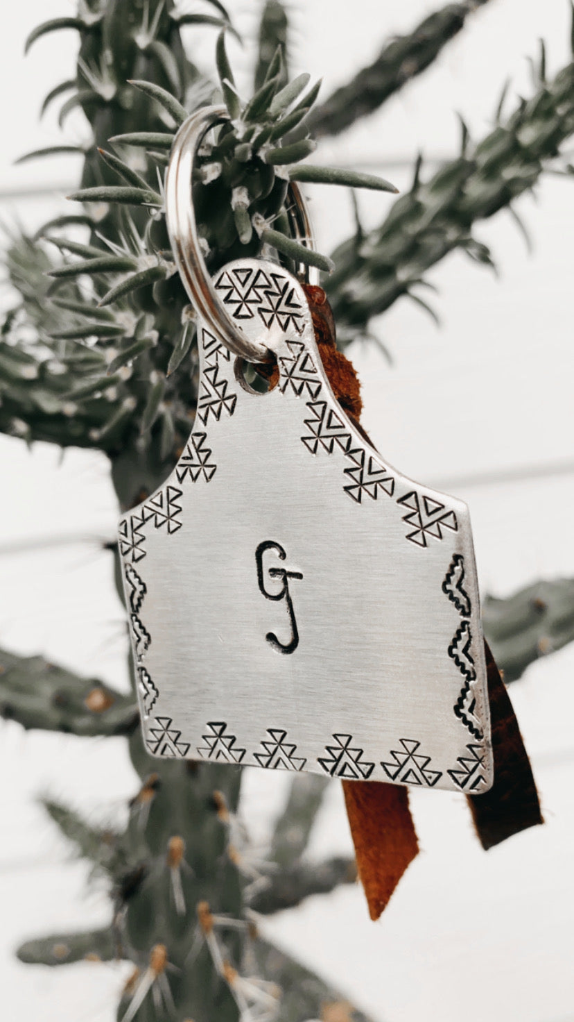 Custom Ear Tag Keychains
