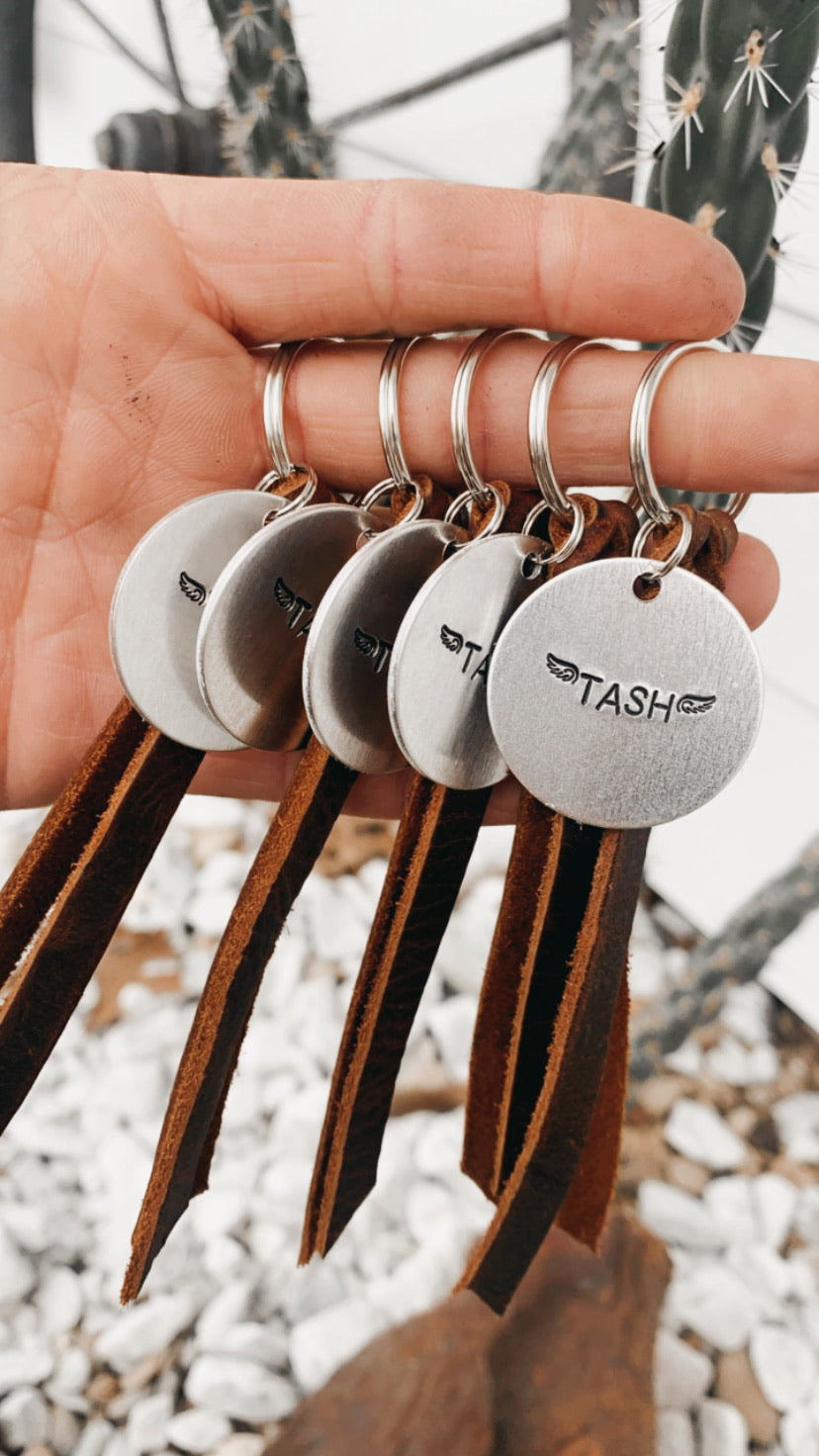 Custom Circle Keychain
