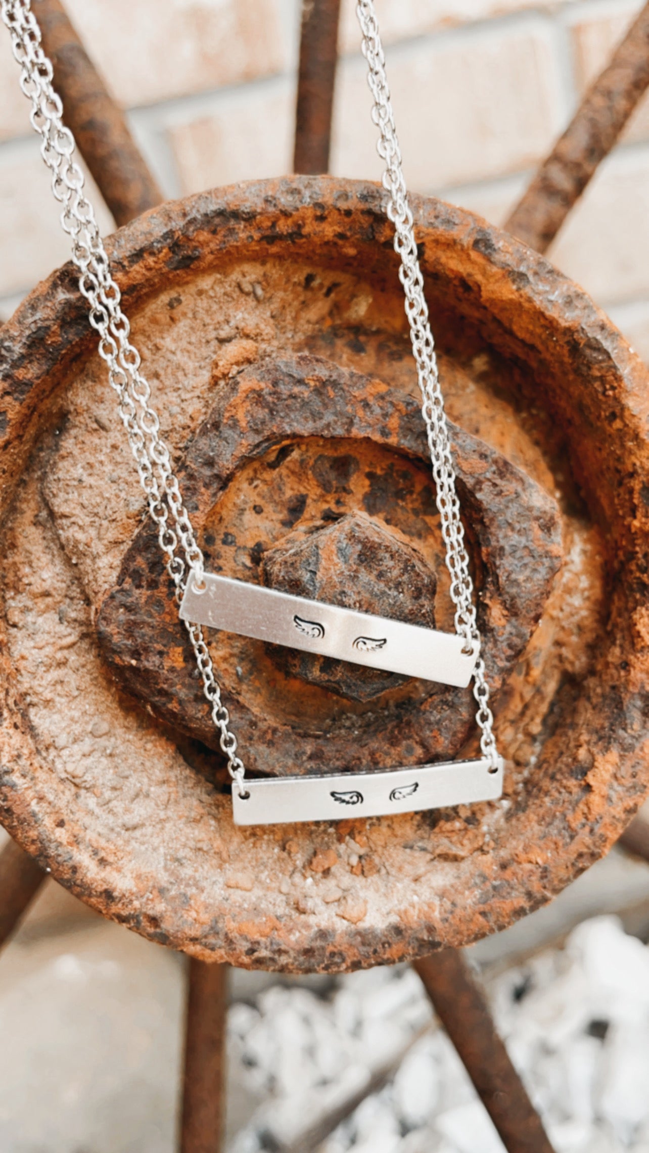 Custom Horizontal Bar Necklace