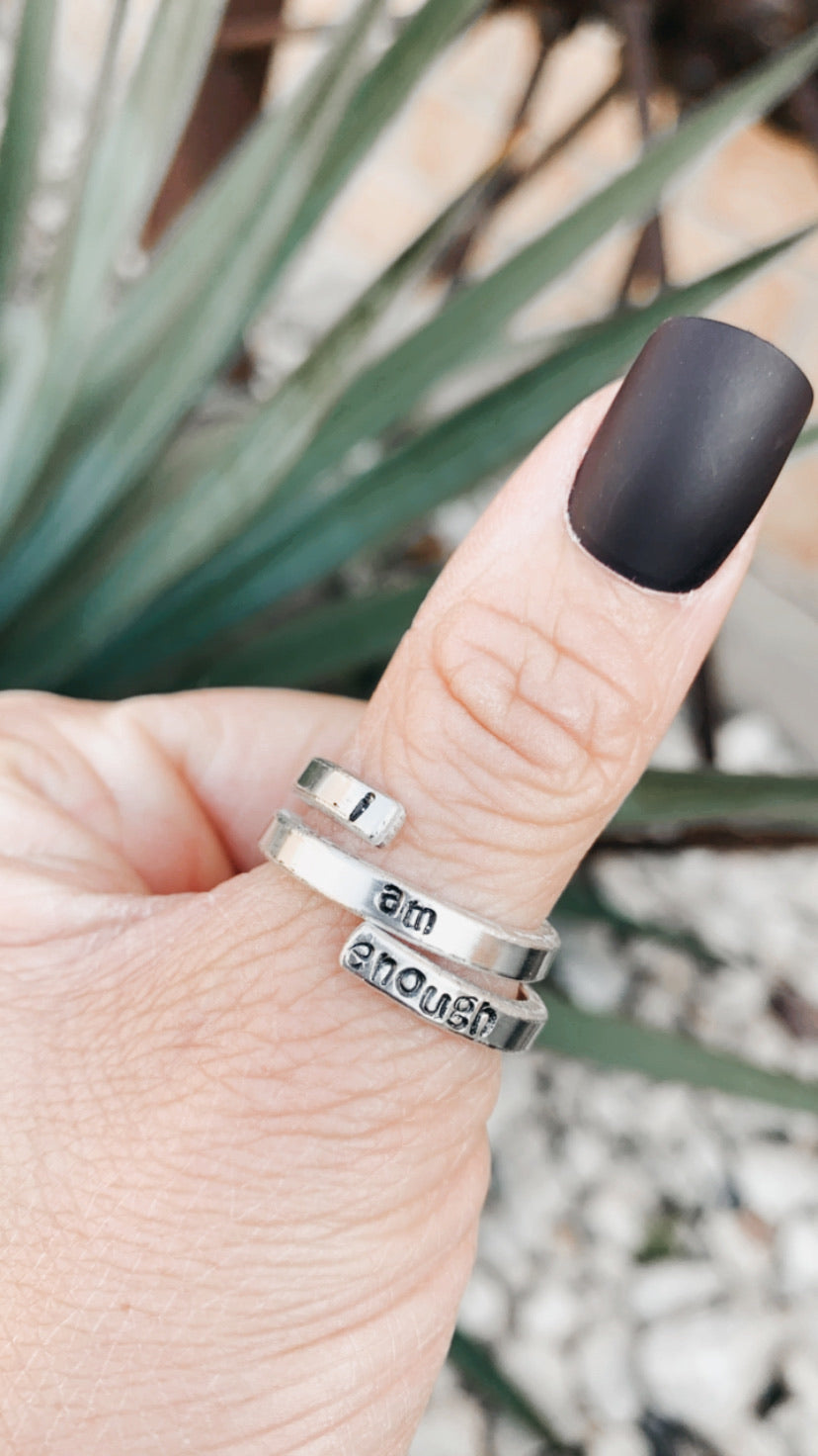 Wrap Rings: I Am Enough