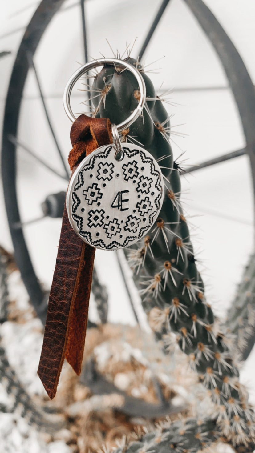 Custom Circle Keychain