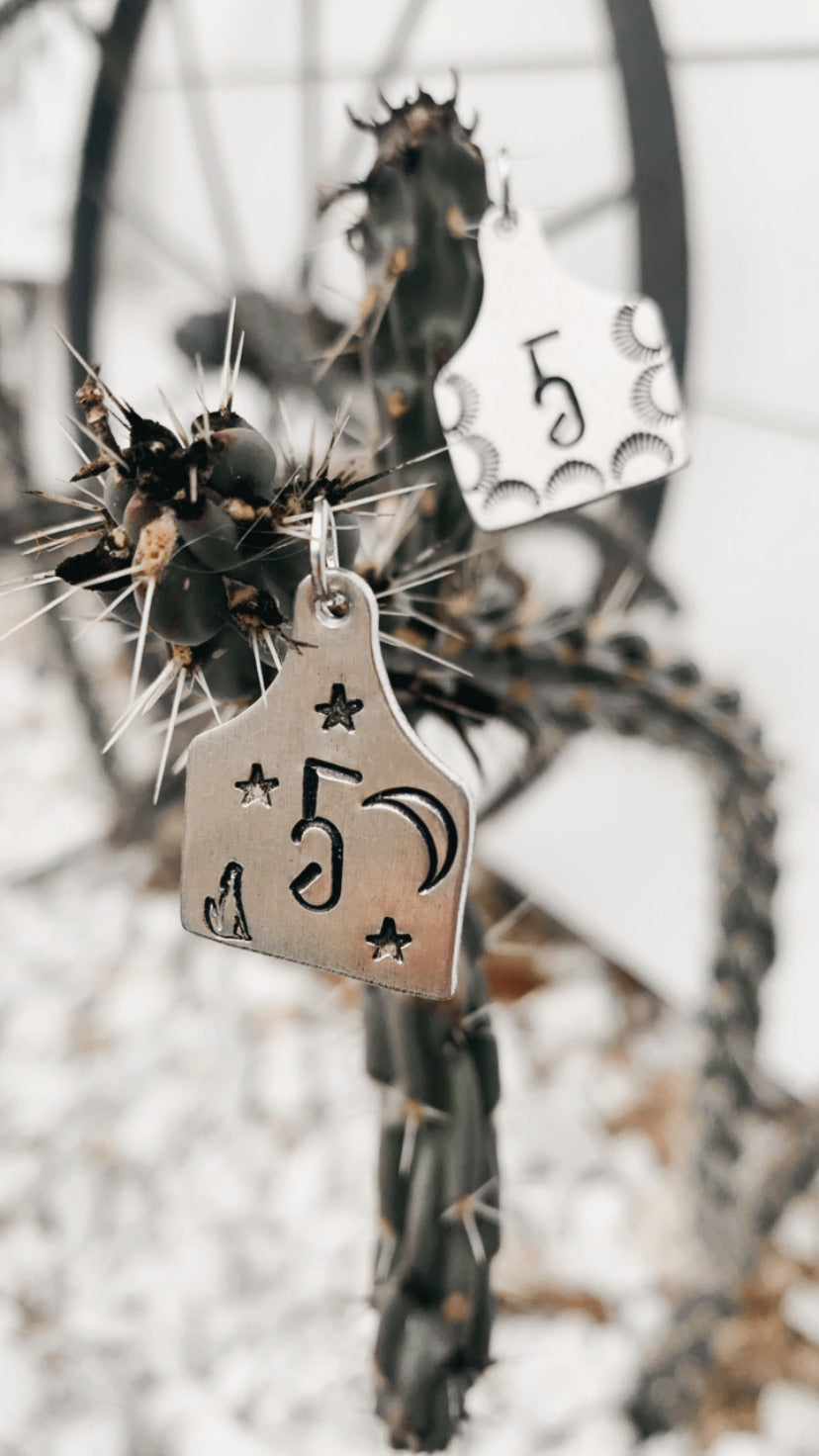 Custom {Small} Ear Tag Necklace