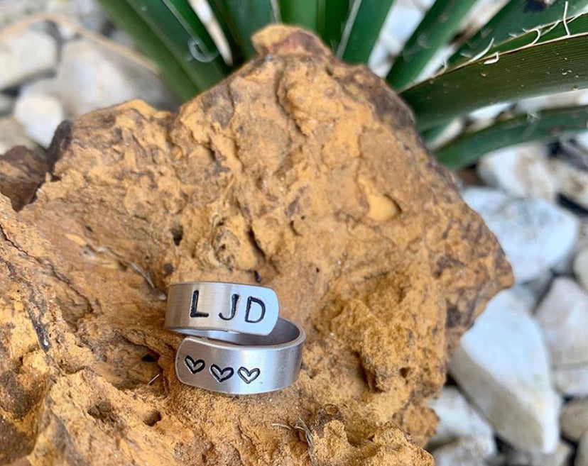 Custom 2 Layer Wrap Rings