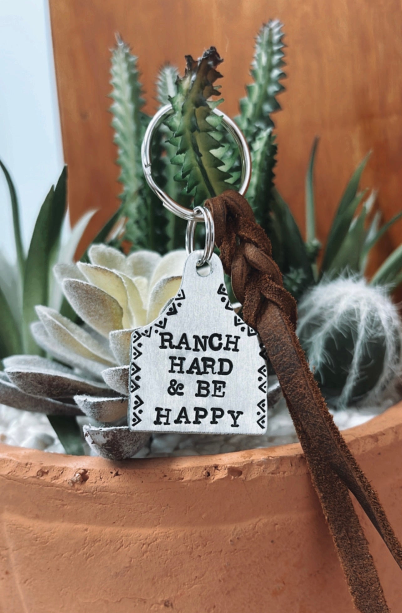 Custom Ear Tag Keychains