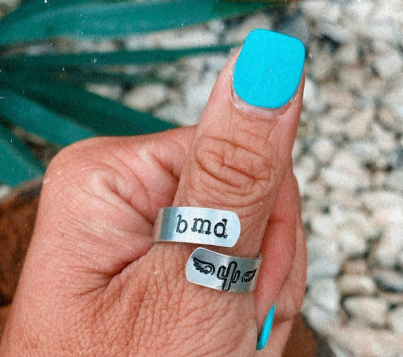 Custom 2 Layer Wrap Rings