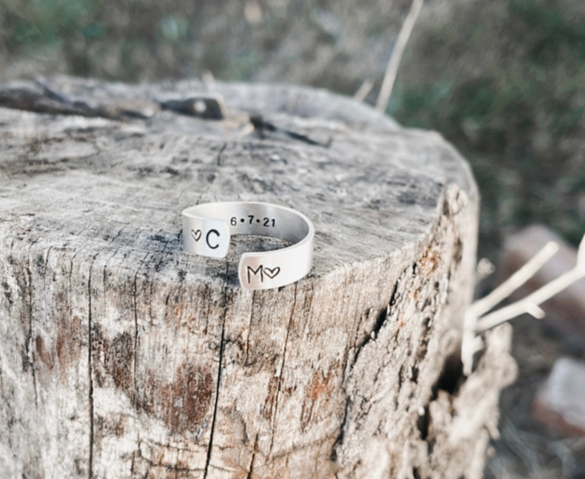 Custom 2 Layer Wrap Rings