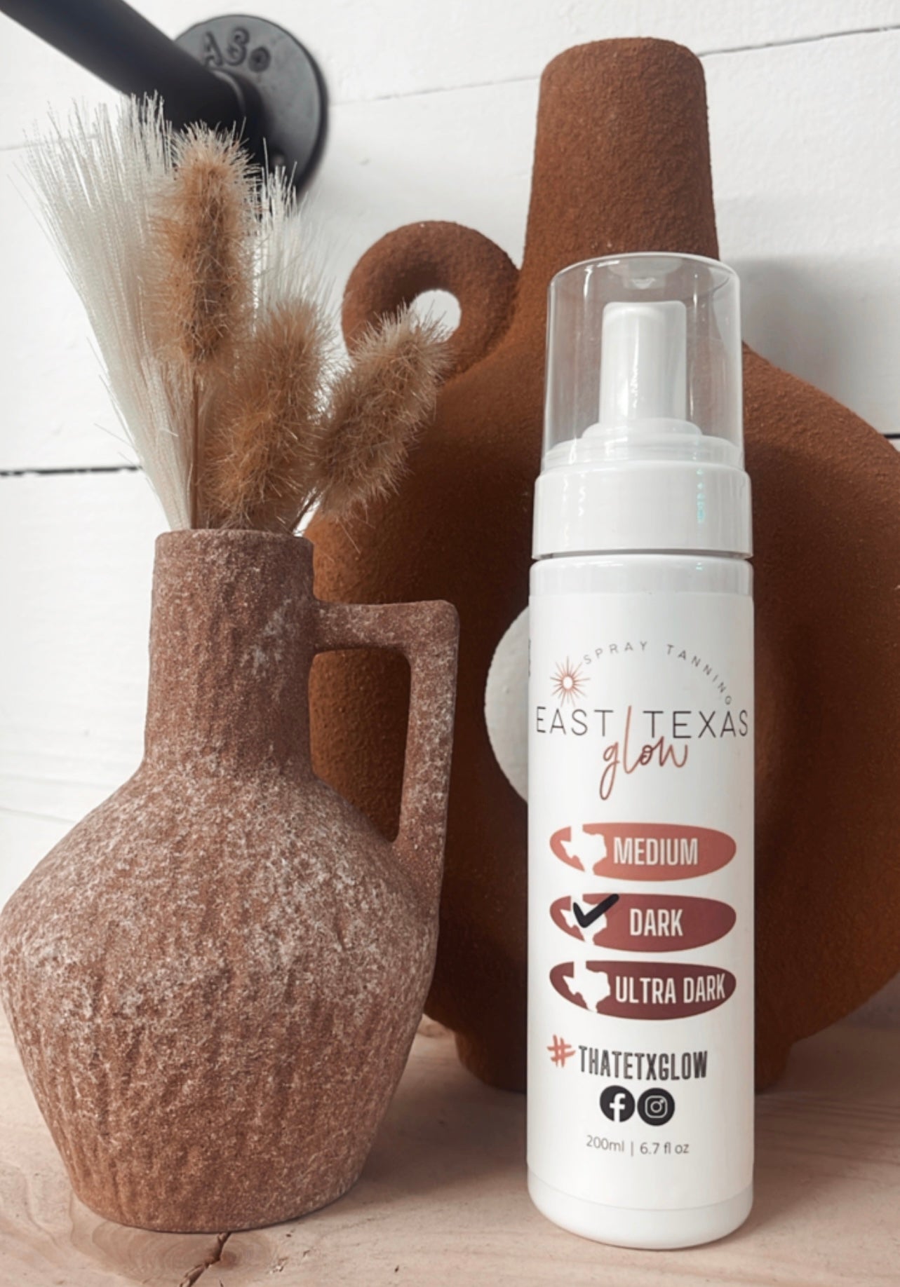 Dark Shade Self Tanner By East Texas Glow