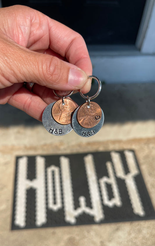 Custom Penny Keychain