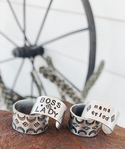 Custom Wide Rings