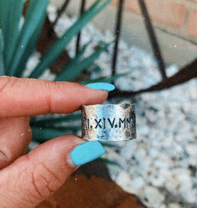 Custom Wide Rings