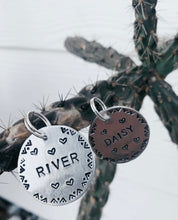 Load image into Gallery viewer, Custom Pet Name Tags 🐶🖤🐱
