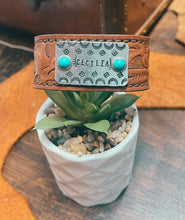 Load image into Gallery viewer, Custom Stamped Belt Cuff
